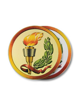 Вкладыш в медаль/ приз/ кубок - VK352-Факел