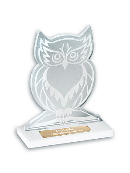 Награда «Ученая сова» акриловая - PF1592
